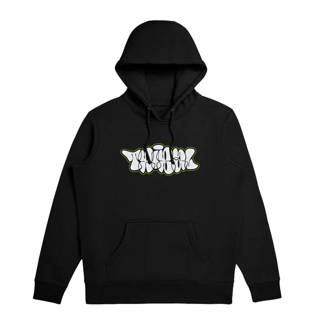 BUBBLES - Black Men's pullover hoodie