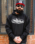 WHITE RUBBER OVAL - Pullover Hoodie