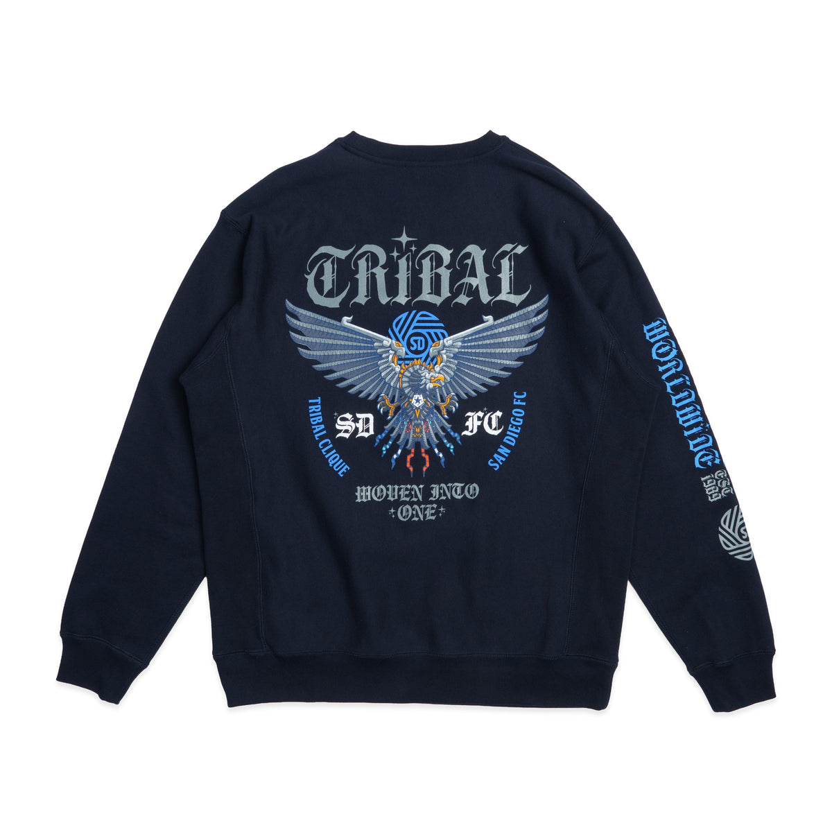 EAGLE - SDFC x Tribal - Navy Crewneck
